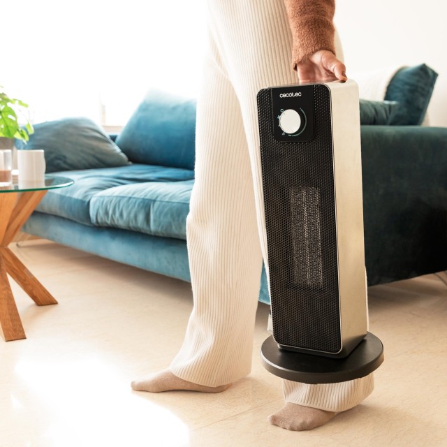 CECOTEC  Κεραμικό Θερμαντικό ReadyWarm 2000 Max Ceramic Rotate με 2000W, Περιστροφή, 3 Λειτουργίες και Ρυθμιζόμενο Θερμοστάτη  CEC-08275