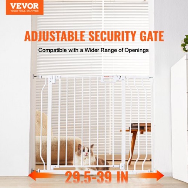 Παιδική Πύλη VEVOR, 75-99cm, Λευκή  LGXCWZLBS305UJDRFV0