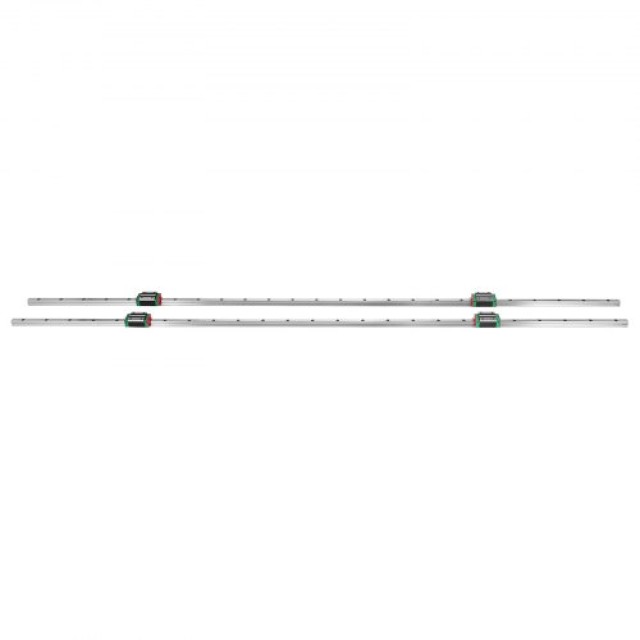 VEVOR  Οδηγός Γραμμής 15-1500mm με 4 Ρουλεμάν για CNC HSR15X1500ZXFGTZ1V0