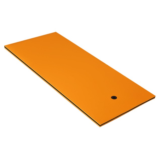 Costway  Πλωτό στρώμα νερού 220 x 90 x 4 cm Πορτοκαλί+Μαύρο OP70098OR