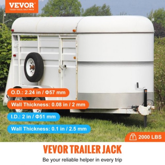 Γρύλος Τρέιλερ VEVOR, Χωρητικότητα 2000 lb, για RV, Άλογα, Σκάφη  XLSTCA2000LBS3IYRV0