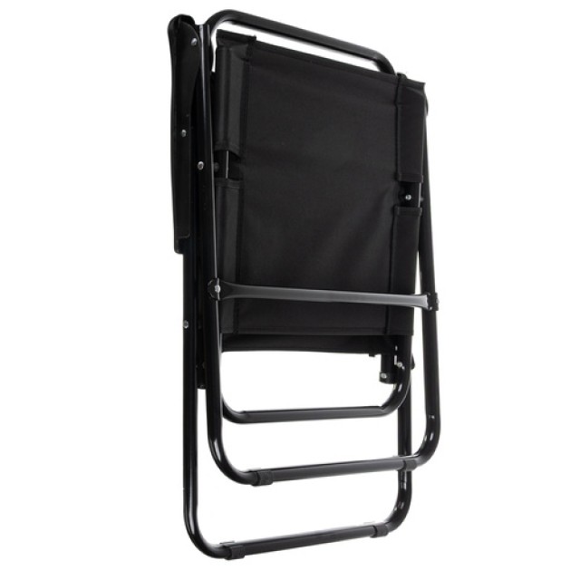 Πτυσσόμενη  Καρέκλα Ψαρέματος & Camping 80 x 49 x 52 cm Μαύρο 25470 Trizand