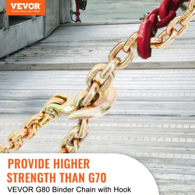 Αλυσίδα Μεταφοράς VEVOR, 7100lbs, 3/8x20, G80, 2 Τεμάχια  ZGTLJZMGDXZYJG017V0