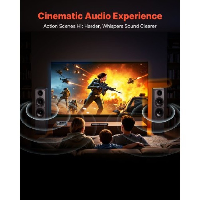 VEVOR Επιδαπέδια Ηχεία 400W Ζεύγος WYLDSYSQ2GZ6KLL9J001V0