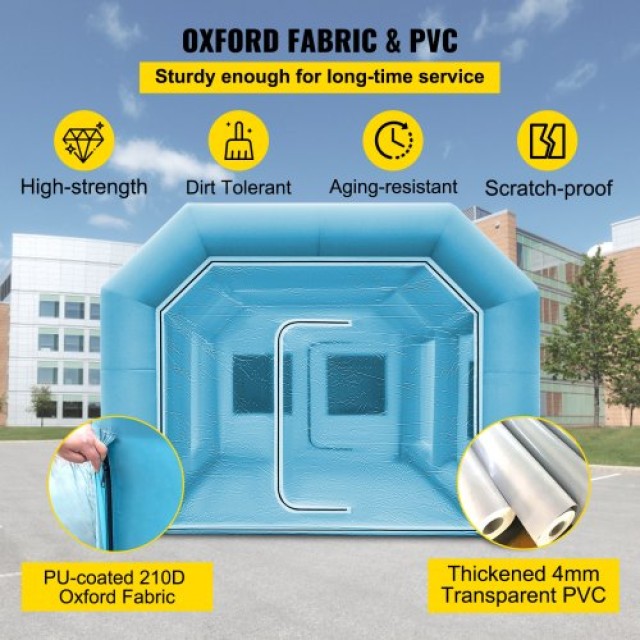 VEVOR  Φουσκωτή Σκηνή Βαφής 13x8x7FT - Εργαστήριο Βαφής CQSPQFHSKC425THAHV2