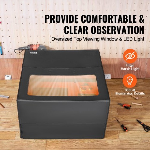 VEVOR  Πυρίμαχο Κάλυμμα Χαρακτικού Λέιζερ 80x80x50 εκ.  JGDKJBHZJGD...
