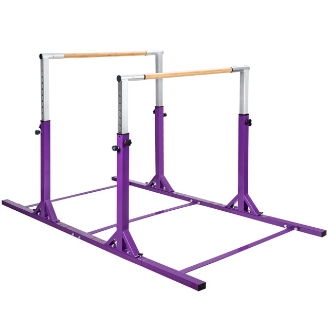 Costway Ρυθμιζόμενη Μονόζυγο Γυμναστικής 250 x 132 x 140 cm Μωβ SP3...