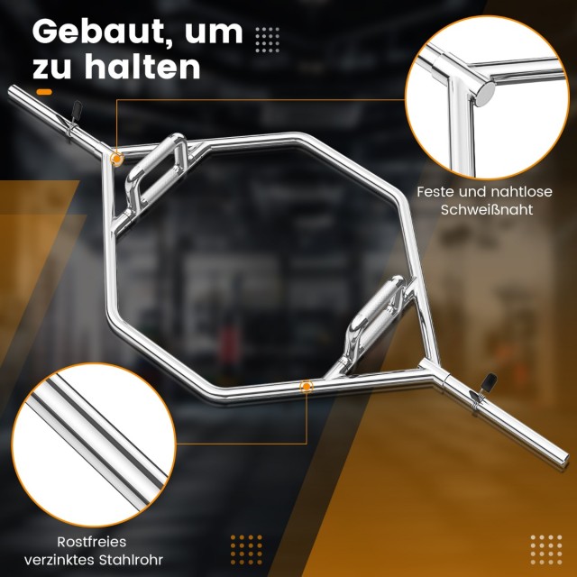Costway Ολυμπιακή Εξάγωνη Μπάρα Ανύψωσης έως 226 kg SP37910