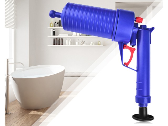 Πιστόλι Απόφραξης Σωληνώσεων WC με 4 Ακροφύσια 5907451343654 Verk G...