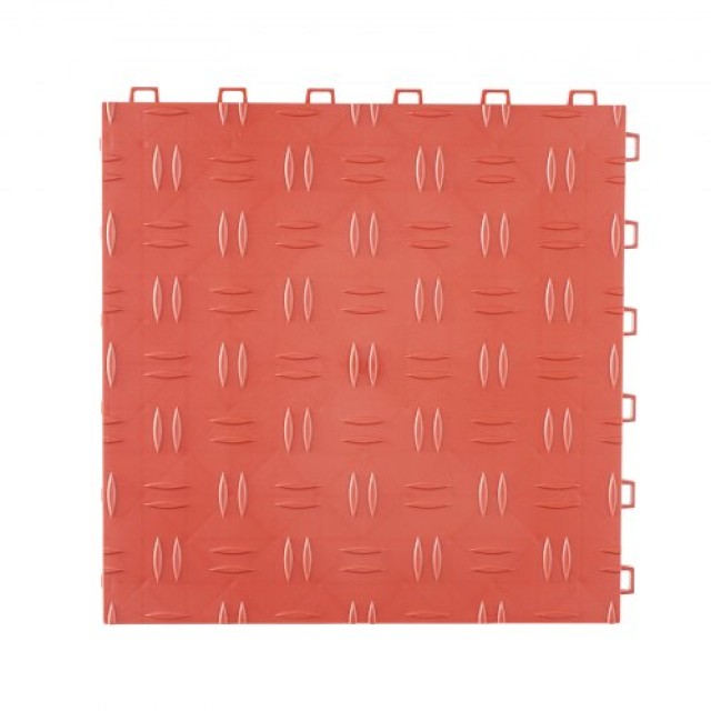 Πλακάκια Γκαράζ VEVOR, 12x12x0.53, 50τμχ, Αντιολισθητικά, Κόκκινα  CKDDHSJ501212FZ13V0