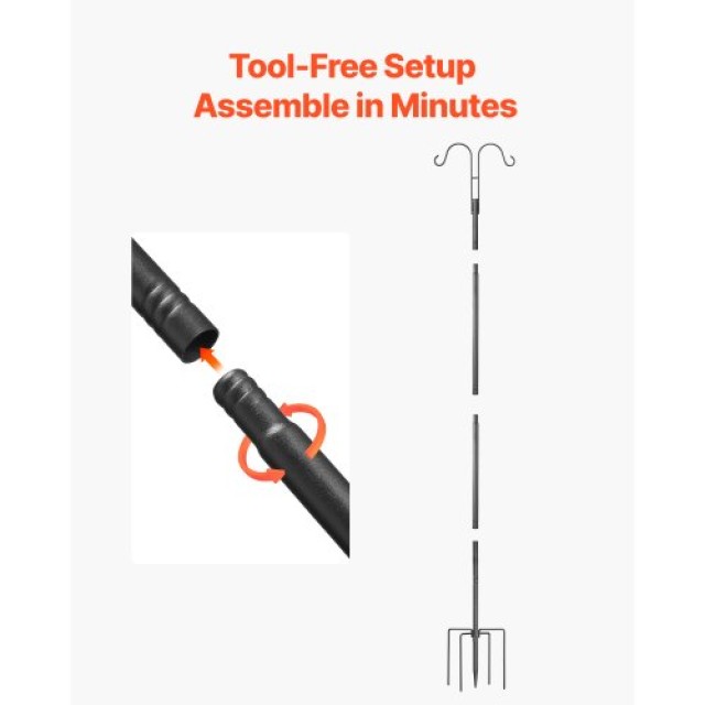 VEVOR Διπλός Γάντζος Πουλιών 8 Τεμάχια 1560mm Βαρέως Τύπου WNGJSMYR...