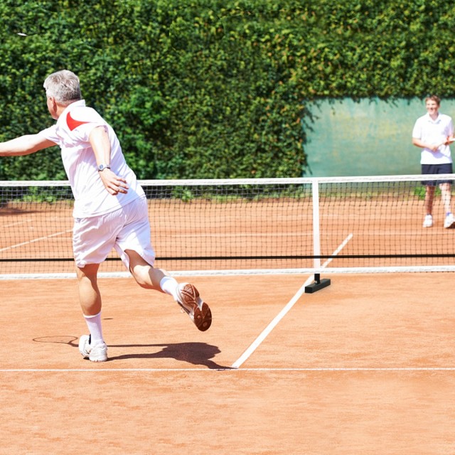 Costway  Φορητό Δίχτυ Pickleball με Μεταλλικούς Σωλήνες, Ισχυρό Πολυεστερικό Δίχτυ & Τσάντα Μεταφοράς από Ύφασμα Oxford 670 εκ.x  670 εκ. 92 εκ.SP37474