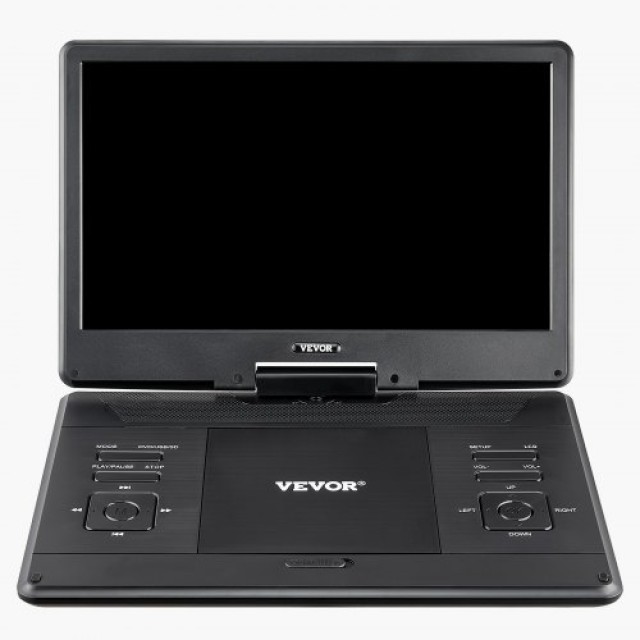VEVOR Φορητό DVD Player 14 με HD Οθόνη Στροφής και 5ωρη Επαναφορτιζ...