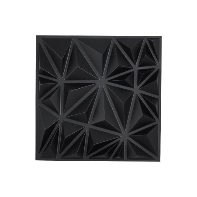 VEVOR Πάνελ Τοίχου 3D 33-Τεμ 11.81x11.81 PVC 32 Τ.Π. Κάλυψη Μαύρο Διαμάντι PVC3DQBXDYSJ6XSHBV0