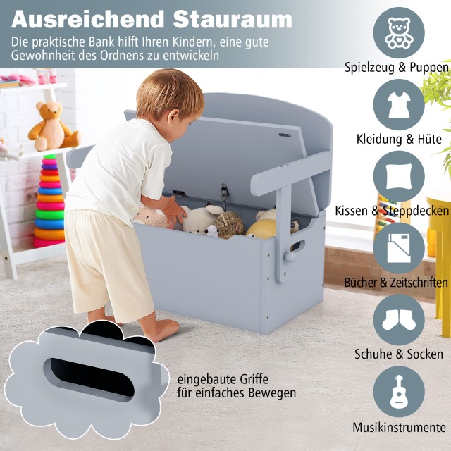 Costway  Παιδικό Σετ Δραστηριοτήτων 3 σε 1 με Αποθηκευτικό Χώρο (54...