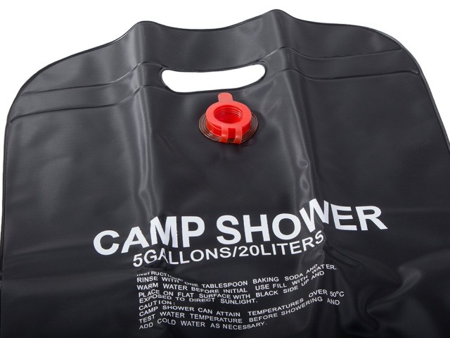 Ηλιακό Ντους Camping 20L 40 x 60 cm Μαύρο 5907451320846 Verk Group