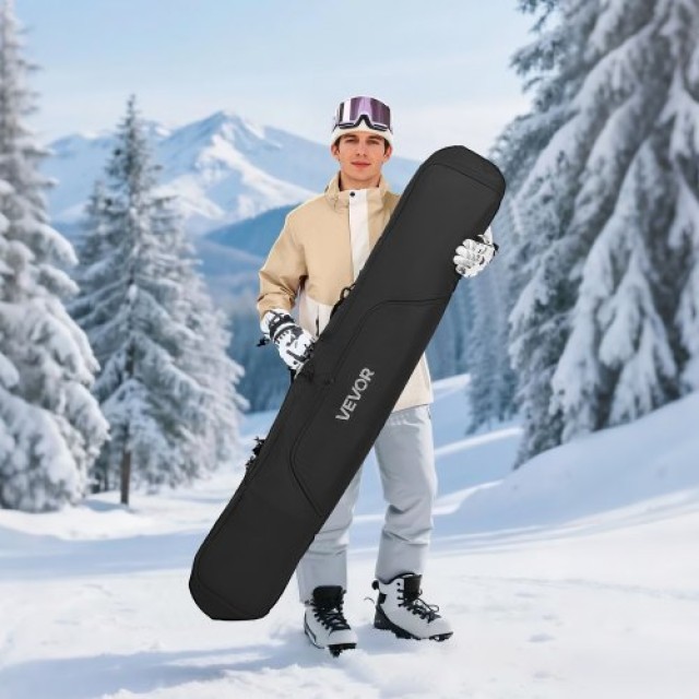 VEVOR Τσάντα Snowboard έως 65 εκ., Αδιάβροχο Υλικό 600D Oxford, με ...