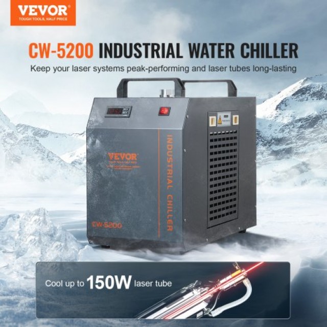 VEVOR  Βιομηχανικός Ψύκτης Νερού CW-5200 για Μηχανή Χάραξης CO2 GYLSJYSJS7L1LBEPIV2