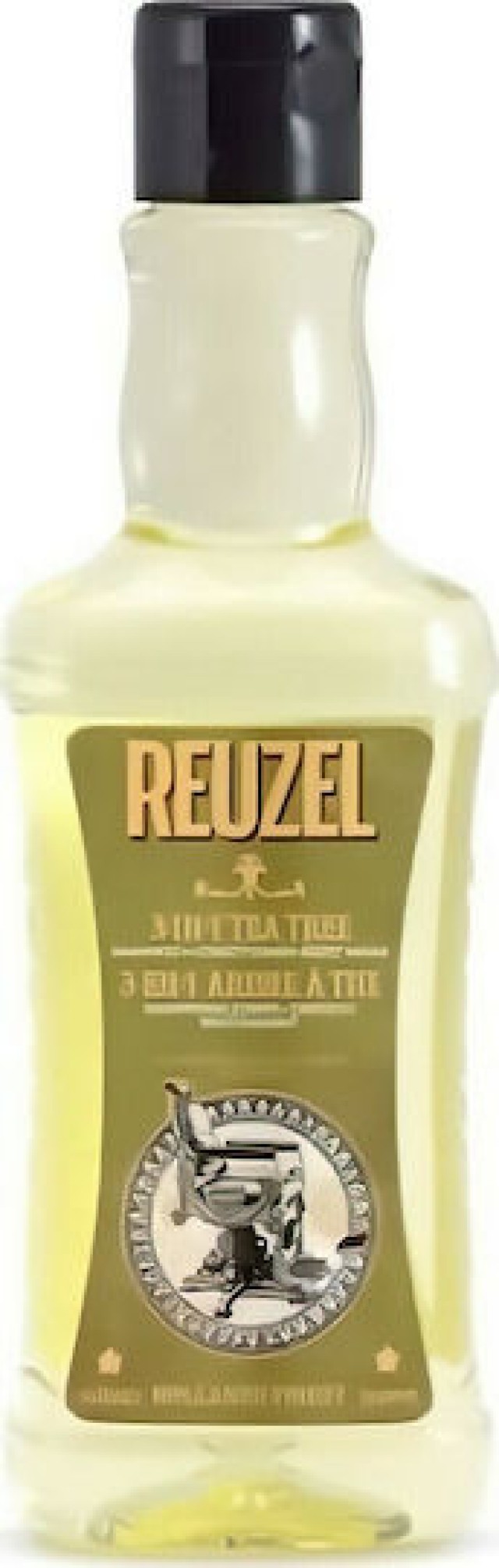 Reuzel 3in1 Tea Tree Αφρόλουτρο για Άνδρες για Μαλλιά & Σώμα 350ml ...