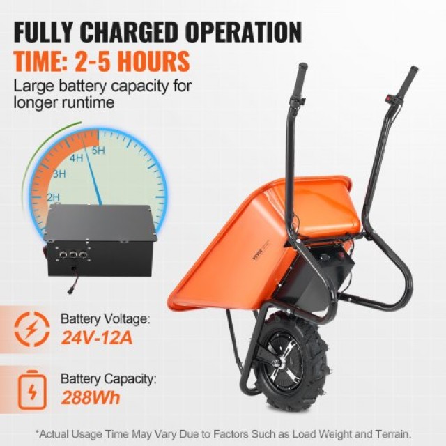 VEVOR  Ηλεκτρικό Καρότσι 5 Κ.Π. 150 Κιλά  DDL2LHYTC1JL1DT7ZV2