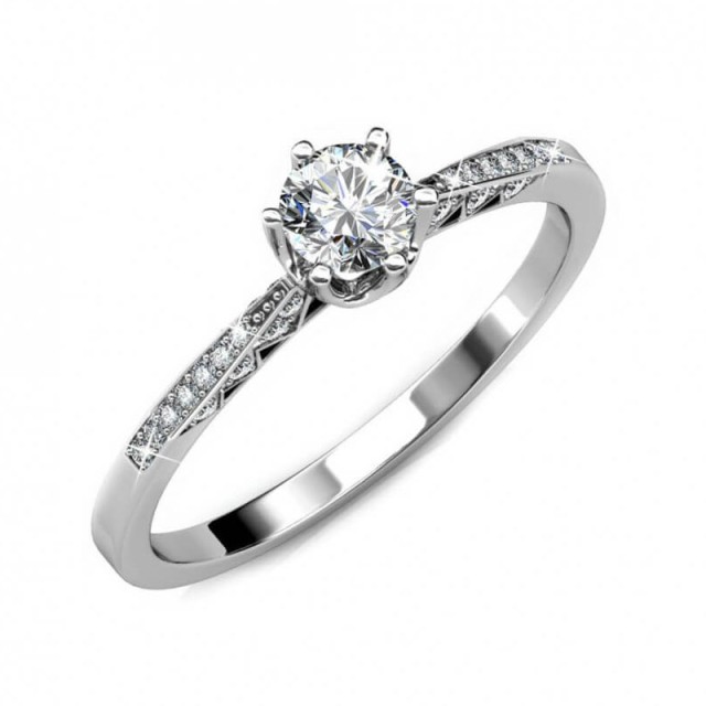 Δαχτυλίδι από Ορείχαλκο με Κρύσταλλα Swarovski® Elements Destiny MYC DR0177_S_58