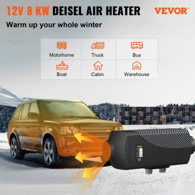 VEVOR Συσκευή Θέρμανσης Diesel 8KW 12V για Αυτοκίνητα & Σκάφη  ZCJR...