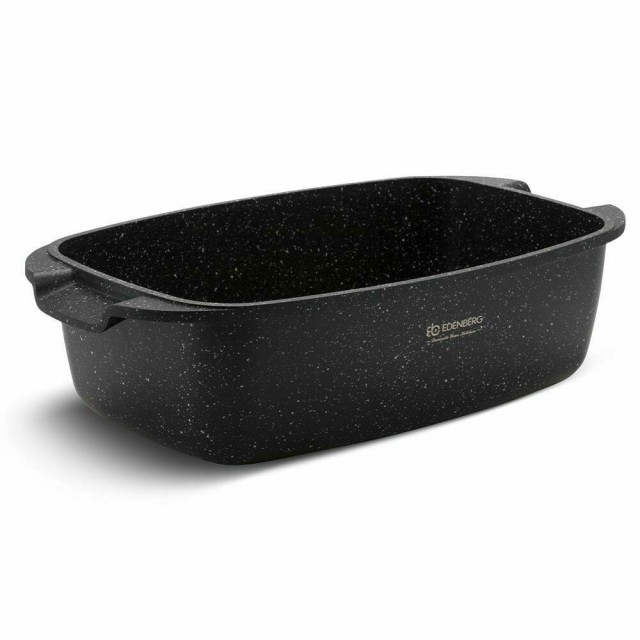 Edenberg  Γάστρα Οβάλ από Χυτό Αλουμίνιο με Γυάλινο Καπάκι 32cm 5.5...