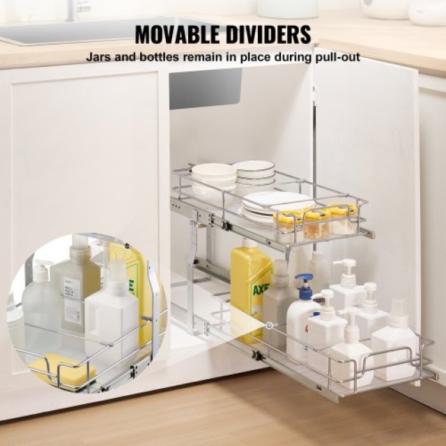 VEVOR  Διπλό Συρτάρι Οργάνωσης Ντουλαπιού 12x21  FZSLLDGGEC12VMAA1V0
