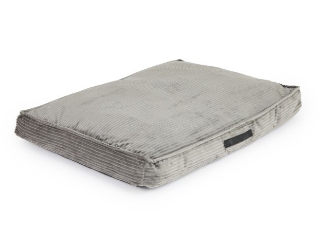 Μαξιλάρι - Κρεβάτι Σκύλου Κοτλέ 100 x 75 x 14 cm Γκρι 8720604886511 Lifa-Living