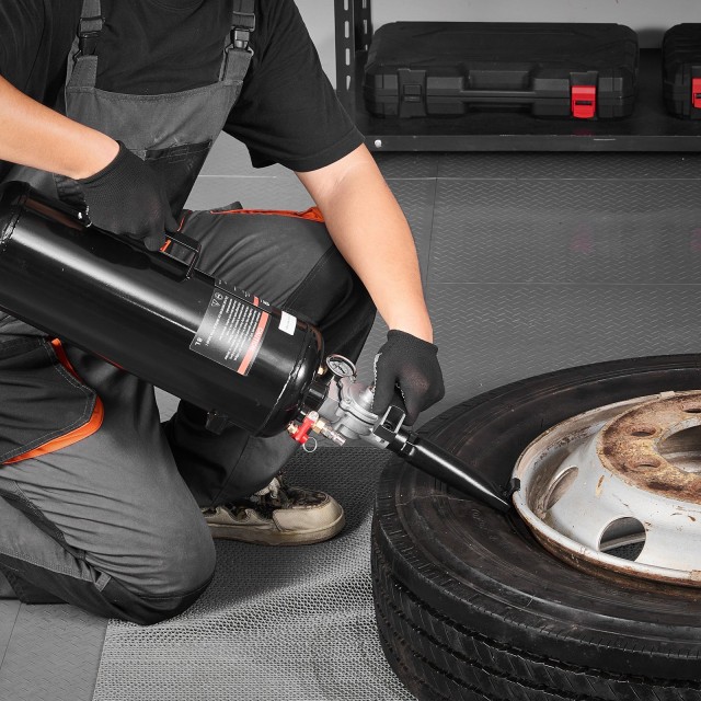 VEVOR Φορητός Συσκευαστής Ελαστικών, 2.1 Gal / 8 L, Χειροκίνητο Εργ...