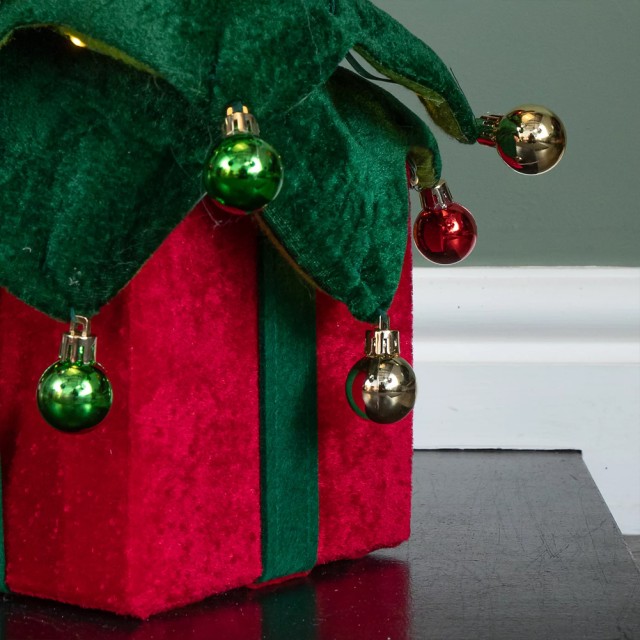 BAKAJI Πτυσσόμενο Χριστουγεννιάτικο Δέντρο 60 εκ. από Βελούδο για Δ...