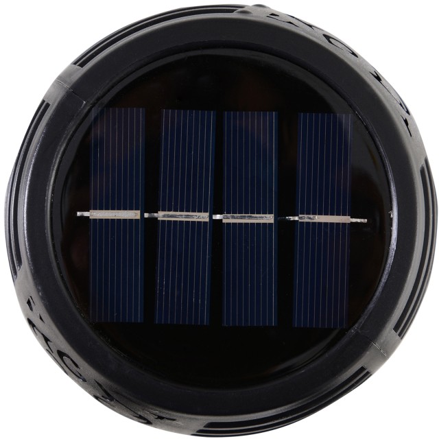 Outsunny  Σετ 4 Εξωτερικά Φωτιστικά LED με Ηλιακή Ενέργεια με 4 Πασάλους, από Πλαστικό, Ø12x72 εκ., Μαύρο  844-261