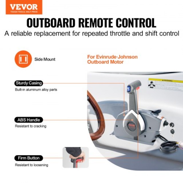 VEVOR Χειριστήριο Εξωλέμβιας για Evinrude Johnson  CZSCYMKZQEVIMZ0MCV9
