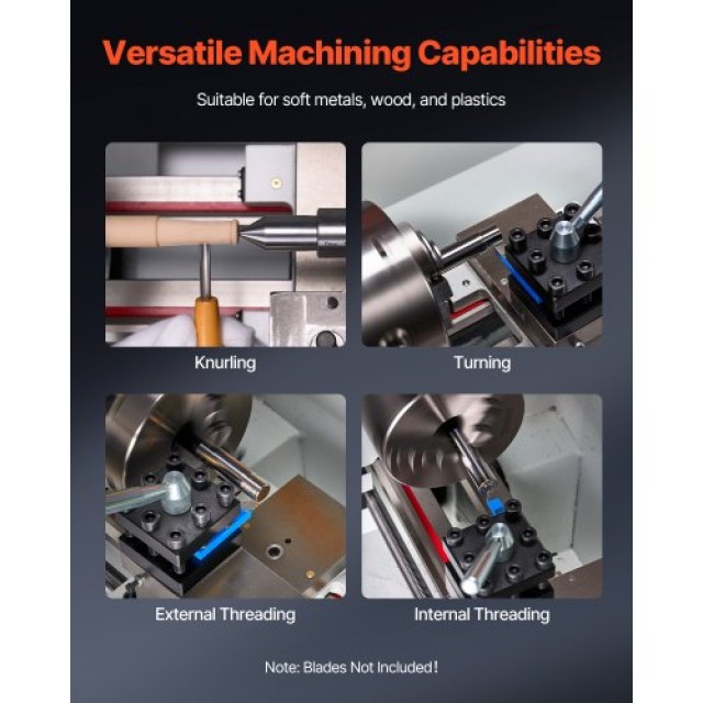 VEVOR Αυτόματη Τόρνος Μετάλλου 8.7 x 18 ιντσών για Επαγγελματική Χρ... VEVOR Αυτόματη Τόρνος Μετάλλου 8.7 x 18 ιντσών για Επαγγελματική Χρ...