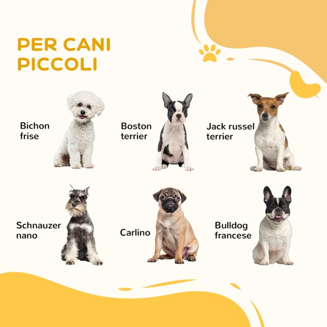Παρκοκρέβατο PawHut Small Dog με 6 πάνελ για εξωτερικούς και εσωτερ...