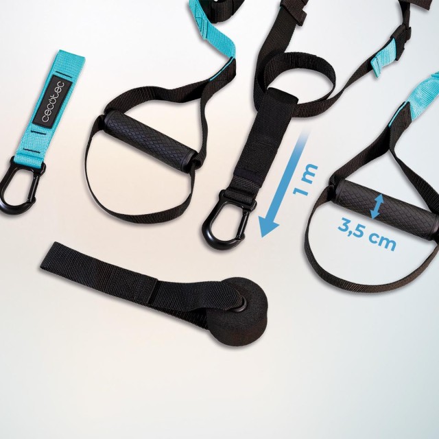 CECOTEC  Σύστημα Ανάρτησης DrumFit TST για Λειτουργική Προπόνηση με το Βάρος του Σώματος - Συμπαγής Σχεδιασμός με Τσάντα Μεταφοράς  CEC-07128