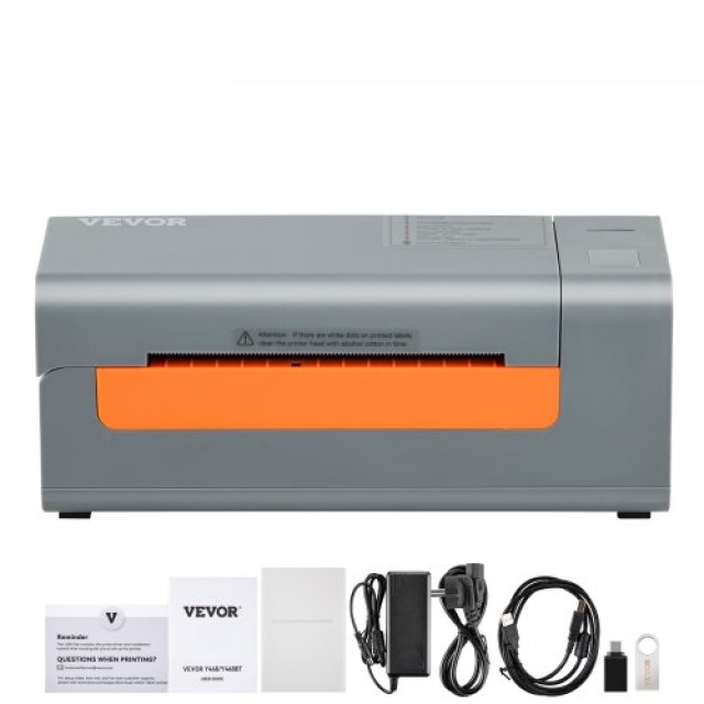 Εκτυπωτής Θερμικών Ετικετών VEVOR 4x6, Γκρι  YSBQDYJFTSYCOUCA5V2