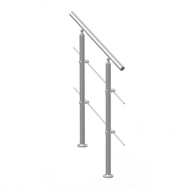 VEVOR  Κουπαστές 80cm για Εξωτερικά Σκαλοπάτια με 2 Σταυρούς για Βεράντα/Κατάστρωμα BXGSLZFS80CMSOHDTV0