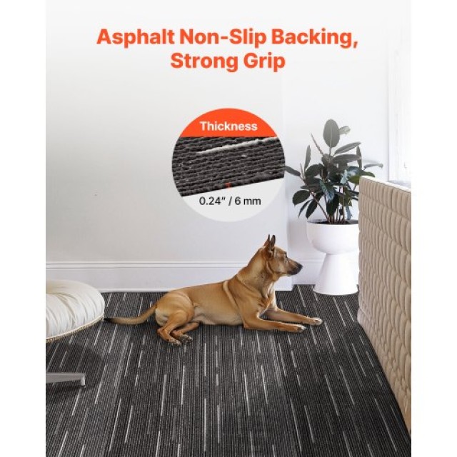 VEVOR Επαναχρησιμοποιούμενες Πλακάκια Χαλιού 610x610 mm, 24 Τεμάχια... VEVOR Επαναχρησιμοποιούμενες Πλακάκια Χαλιού 610x610 mm, 24 Τεμάχια...