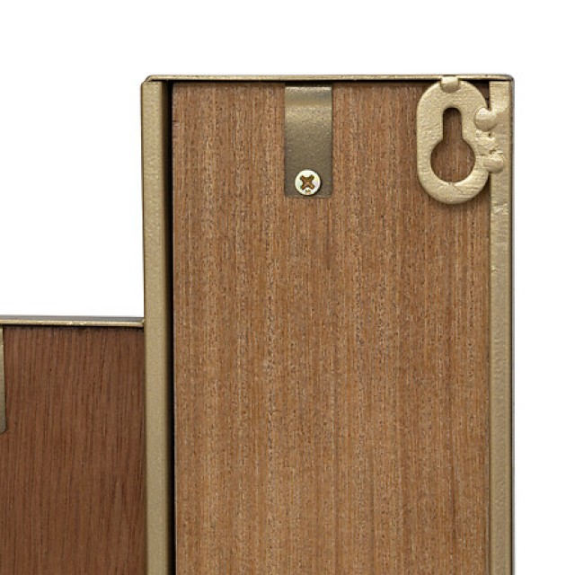Διακοσμητικό Τοίχου 96 x 1,5 x 74,5 cm με Εφέ Μαρμάρου & Ξύλου 2057...