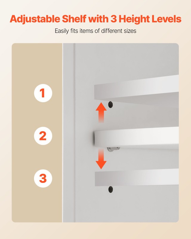 VEVOR Λευκός Κρεμαστός Ντουλάπι Μπάνιου 56x18x58.5 εκ. με Διπλές Πό... VEVOR Λευκός Κρεμαστός Ντουλάπι Μπάνιου 56x18x58.5 εκ. με Διπλές Πό...