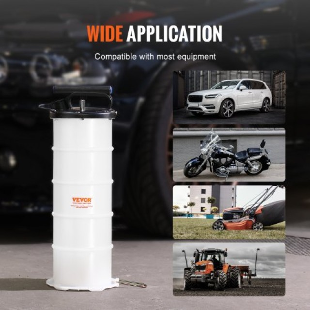 VEVOR Εξολκέας Υγρών 6.5L, Χειροκίνητη Αντλία Αλλαγής Λαδιού για Αυ...