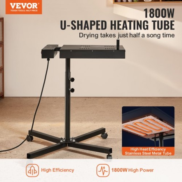 VEVOR Φλας Στεγνωτήρας για Μεταξοτυπία 16 x 16 ιντσών Στεγνωτήρας Μπλουζών  DXSWBHGJ1616T03SUV2