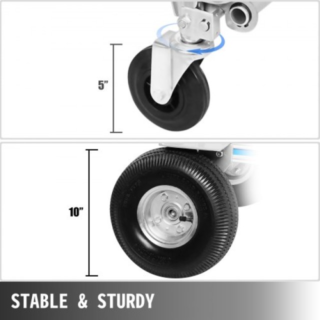 Πτυσσόμενο Καρότσι Αλουμινίου 3 σε 1 VEVOR  SX-3IN1LHJZDC0001V0
