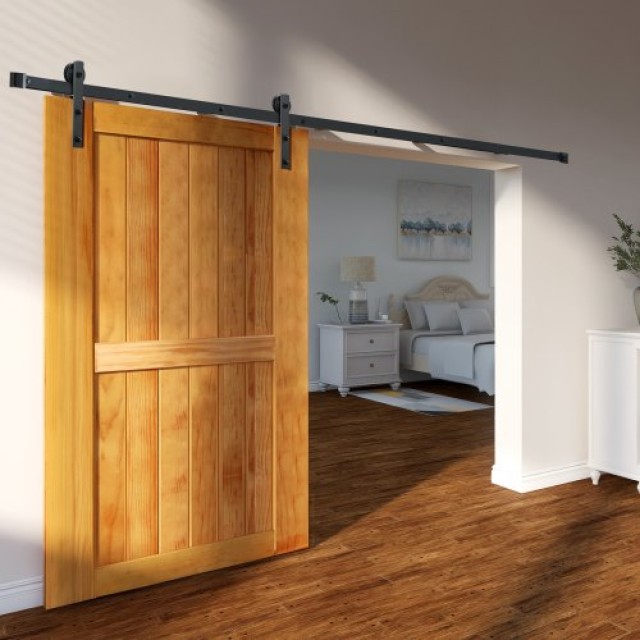 VEVOR  Σετ Συρόμενης Πόρτας 10FT, 330LBS, για Πόρτα 4.6-5.2FT, Πάχο...