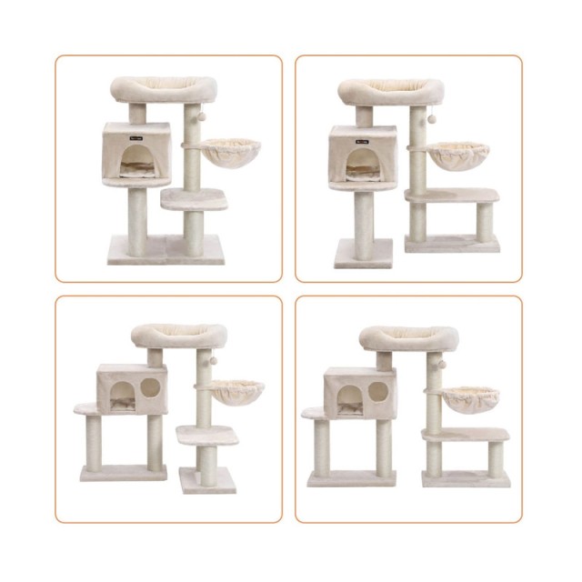 Δέντρο Γάτας - Ονυχοδρόμιο 70 x 60 x 112 cm Χρώματος Μπεζ Feandrea PCT01M