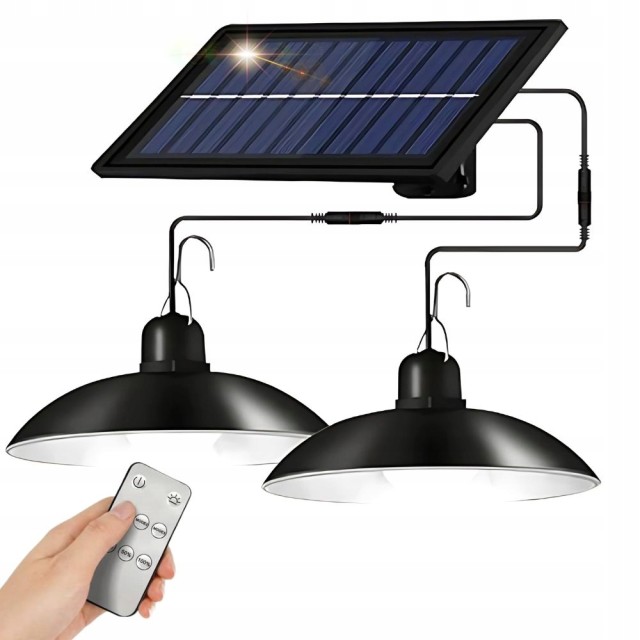 Verk Group Ηλιακό LED Εξωτερικό Φωτιστικό Οροφής με Τηλεχειριστήριο...