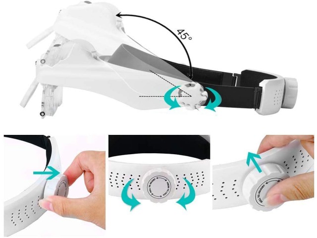 Verk Group Επαγγελματικός Μεγεθυντικός Φακός Κεφαλής με LED και 6 Φ... Verk Group Επαγγελματικός Μεγεθυντικός Φακός Κεφαλής με LED και 6 Φ...