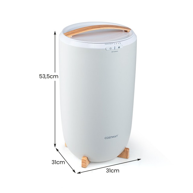 Costway Ηλεκτρικός Θερμαντήρας Πετσετών 31 x 31 x 53,5 cm με Χωρητι...