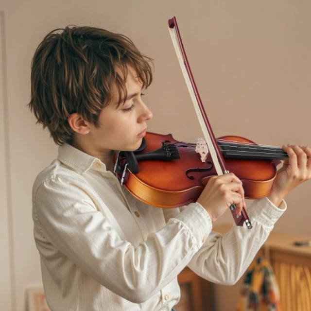 VEVOR Βιολί 340mm για Ενήλικες Αρχάριους με Θήκη και Ρετσίνι Καφέ J... VEVOR Βιολί 340mm για Ενήλικες Αρχάριους με Θήκη και Ρετσίνι Καφέ J...